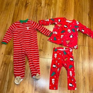 2 Christmas pajamas